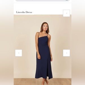 Park and fifth navy Lincoln dress